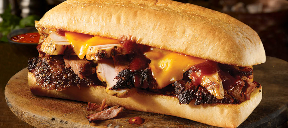 Sandwich Dickey's Barbecue Pit Turkey Westerner Sandwich